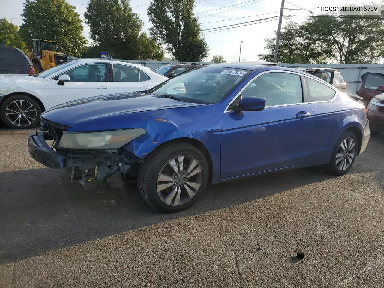 1HGCS12828A016739 2008 Honda Accord Exl