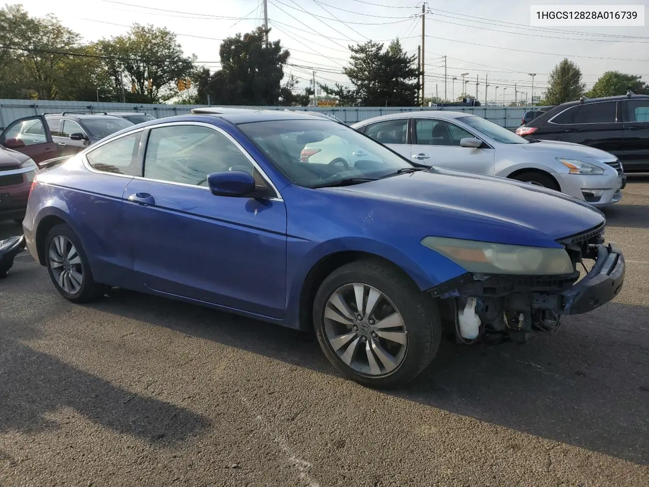 1HGCS12828A016739 2008 Honda Accord Exl