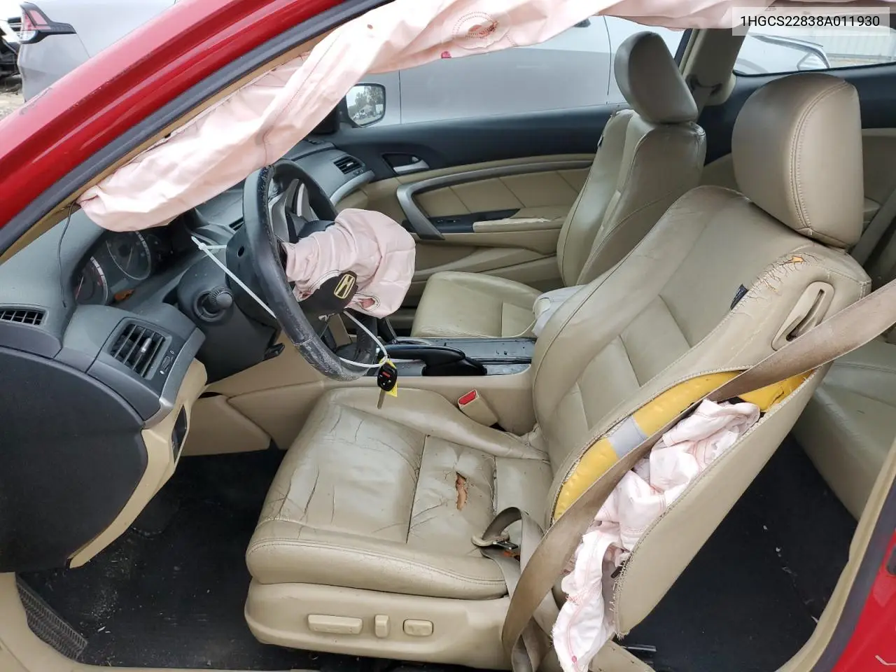 1HGCS22838A011930 2008 Honda Accord Exl