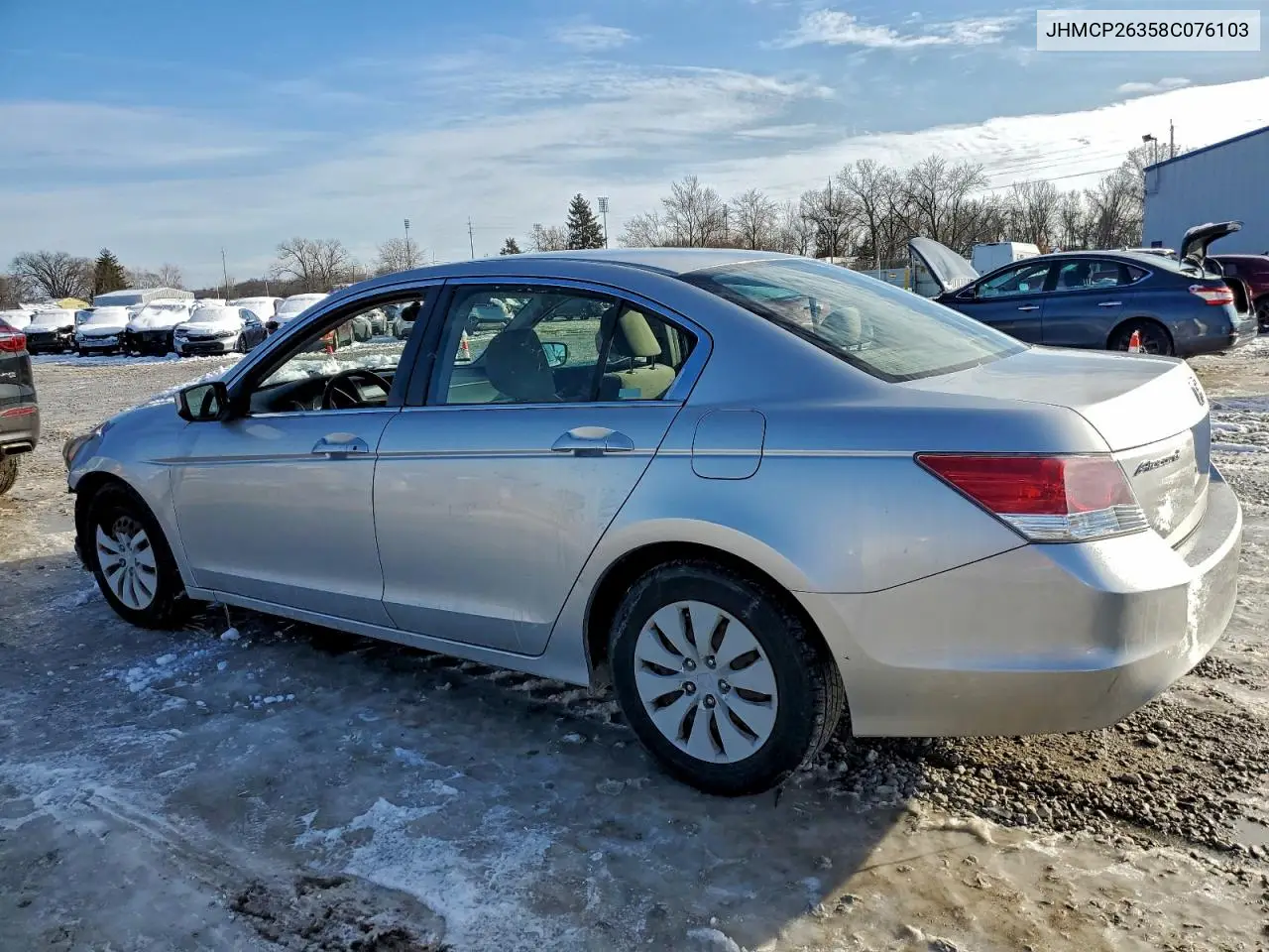 JHMCP26358C076103 2008 Honda Accord Lx