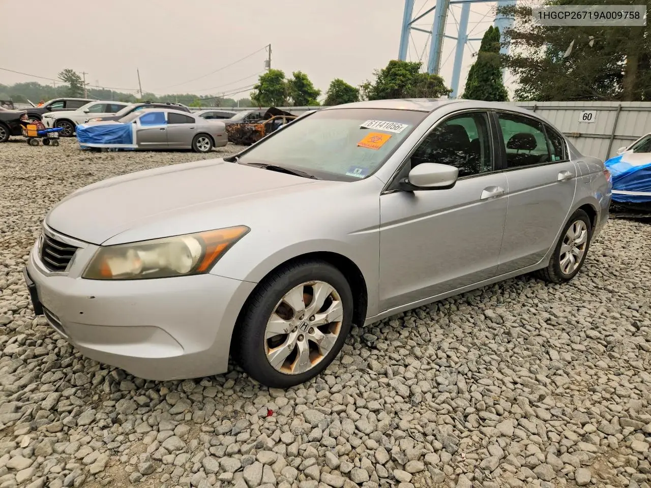 2009 Honda Accord Ex VIN: 1HGCP26719A009758 Lot: 61141056