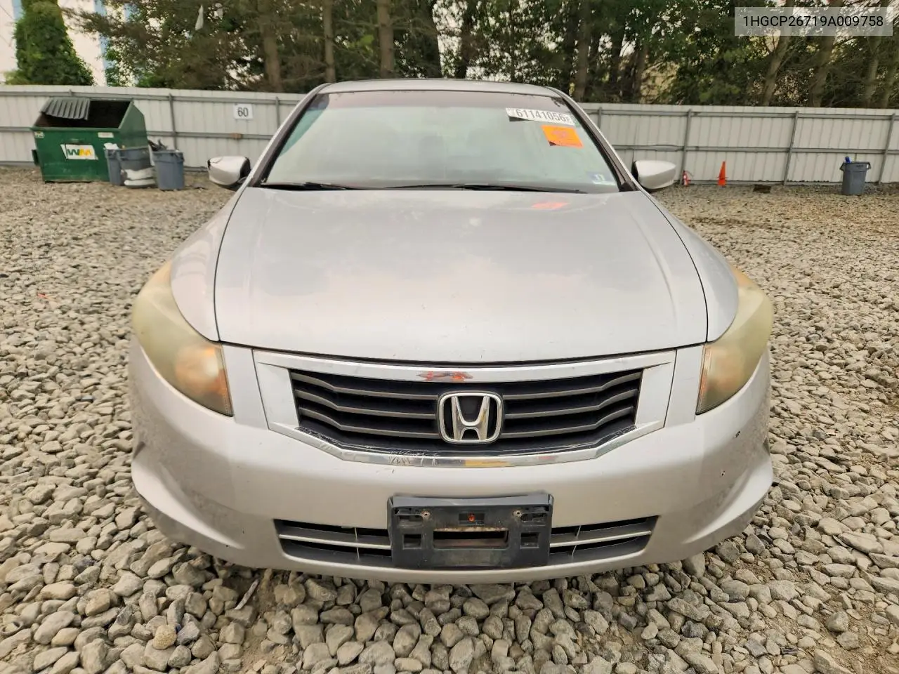 2009 Honda Accord Ex VIN: 1HGCP26719A009758 Lot: 61141056