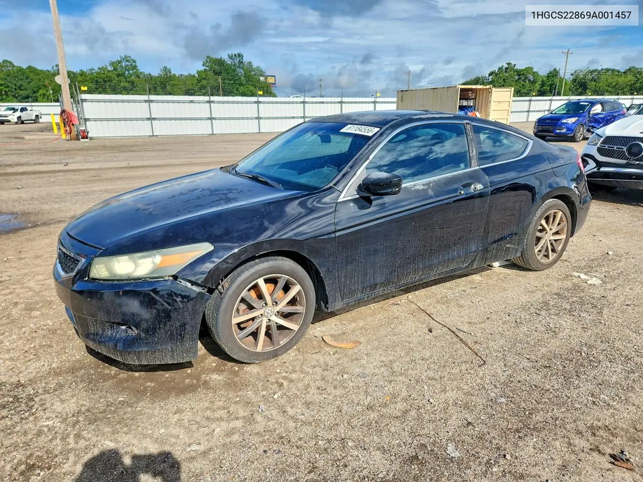 2009 Honda Accord Exl VIN: 1HGCS22869A001457 Lot: 61184556