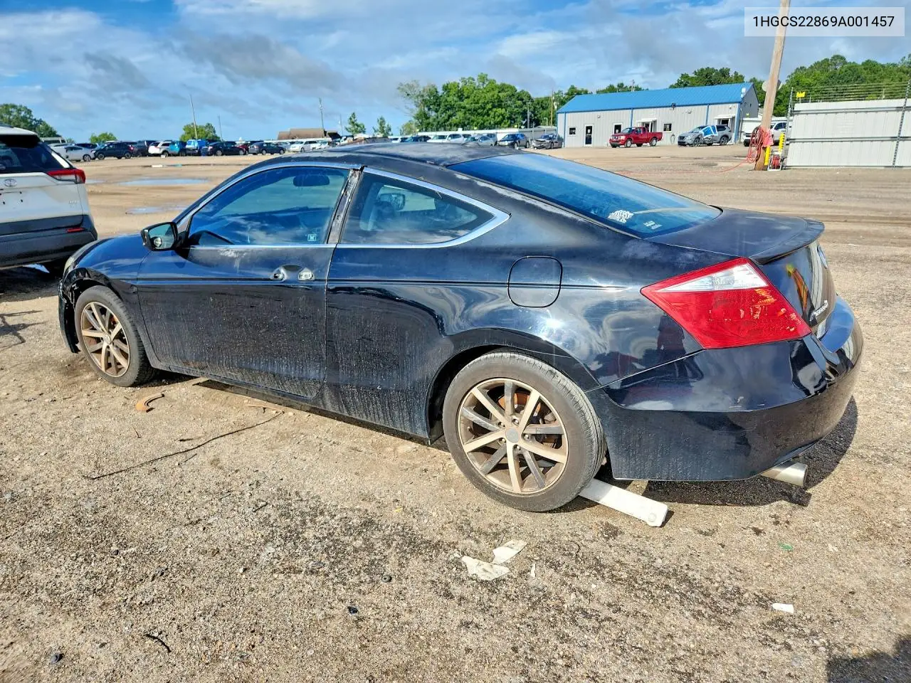 2009 Honda Accord Exl VIN: 1HGCS22869A001457 Lot: 61184556