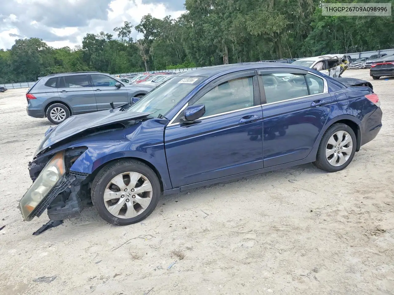 2009 Honda Accord Ex VIN: 1HGCP26709A098996 Lot: 61239396