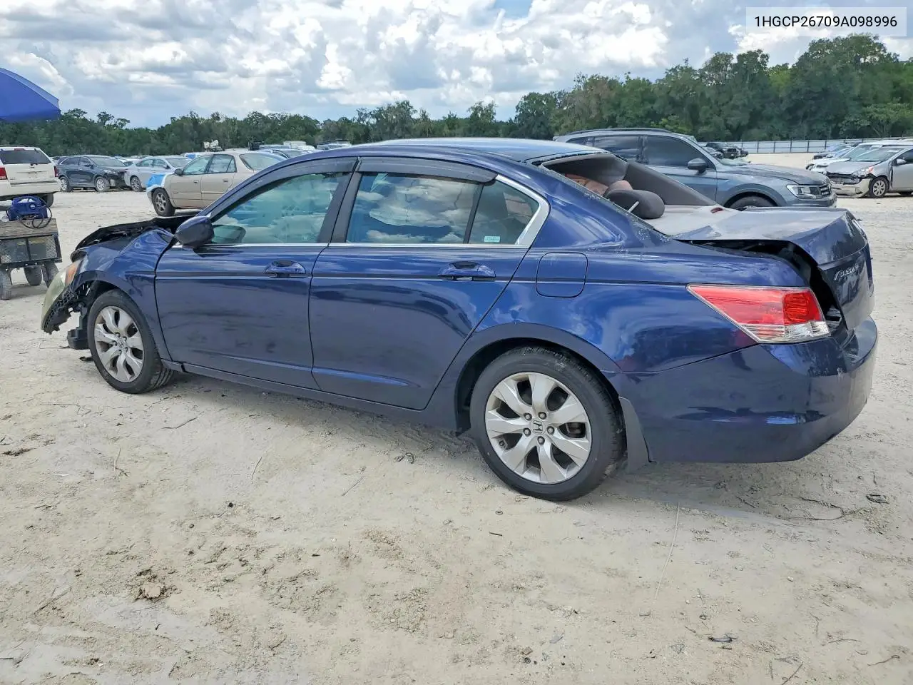 2009 Honda Accord Ex VIN: 1HGCP26709A098996 Lot: 61239396