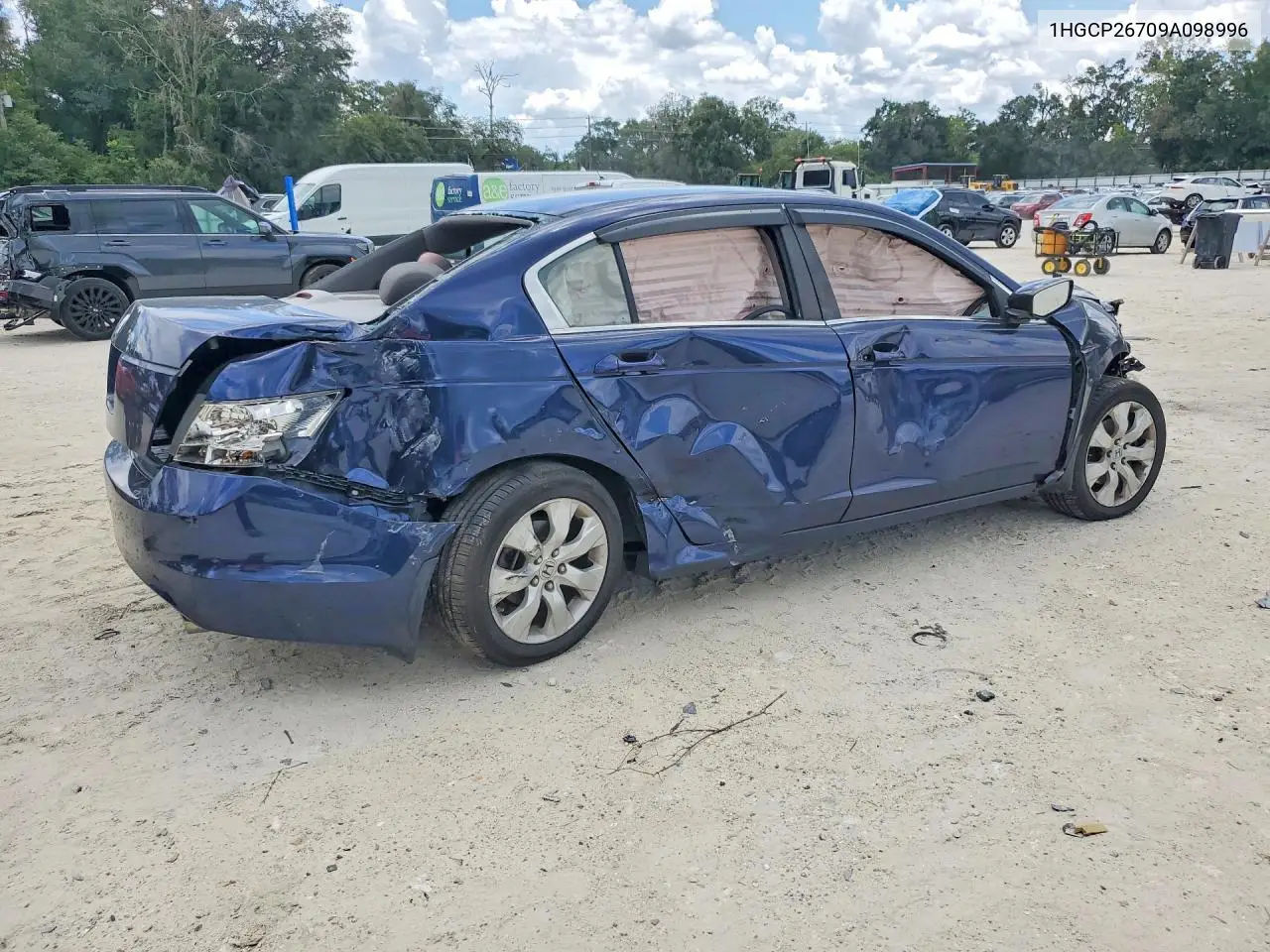 2009 Honda Accord Ex VIN: 1HGCP26709A098996 Lot: 61239396