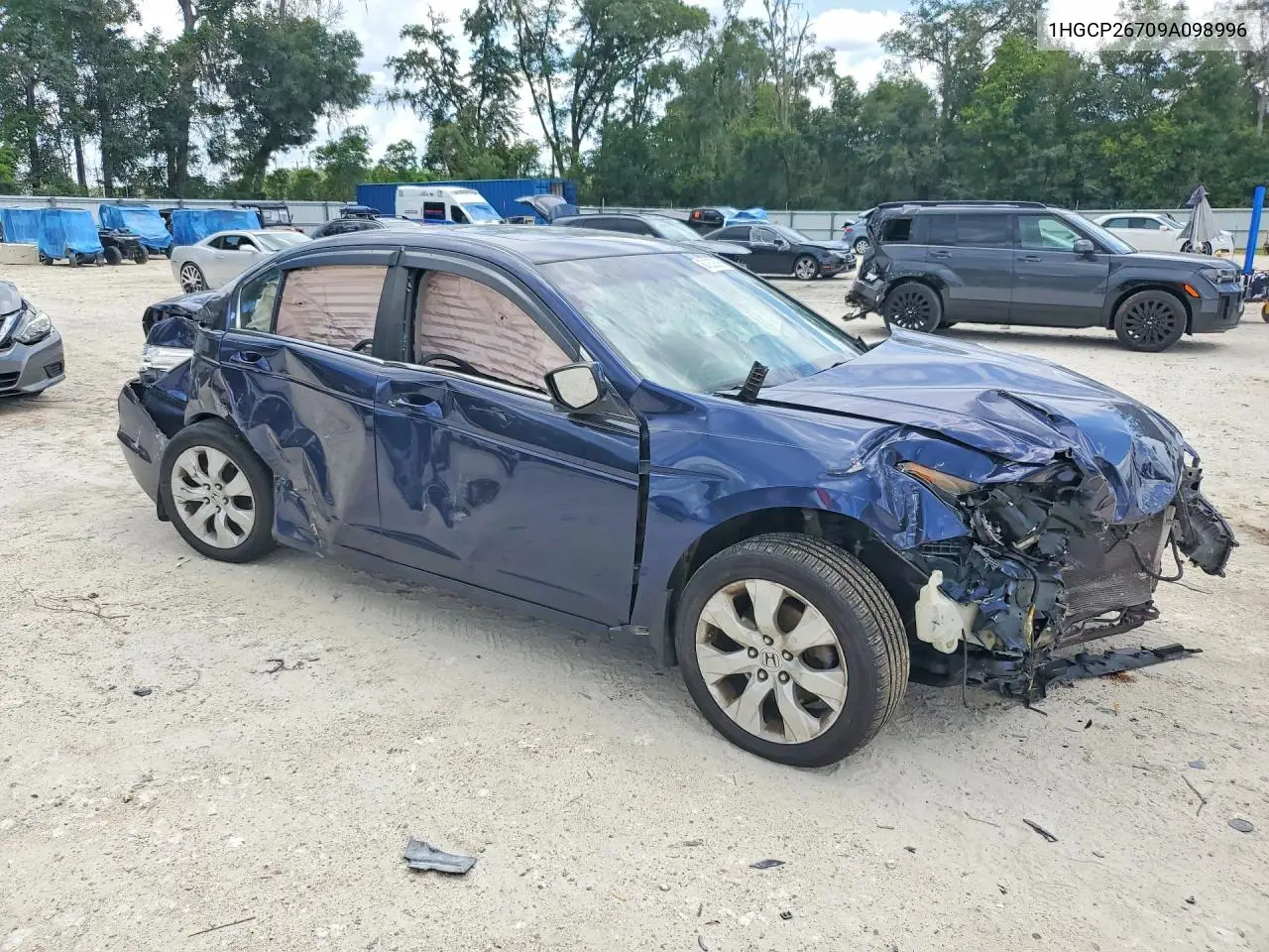 2009 Honda Accord Ex VIN: 1HGCP26709A098996 Lot: 61239396