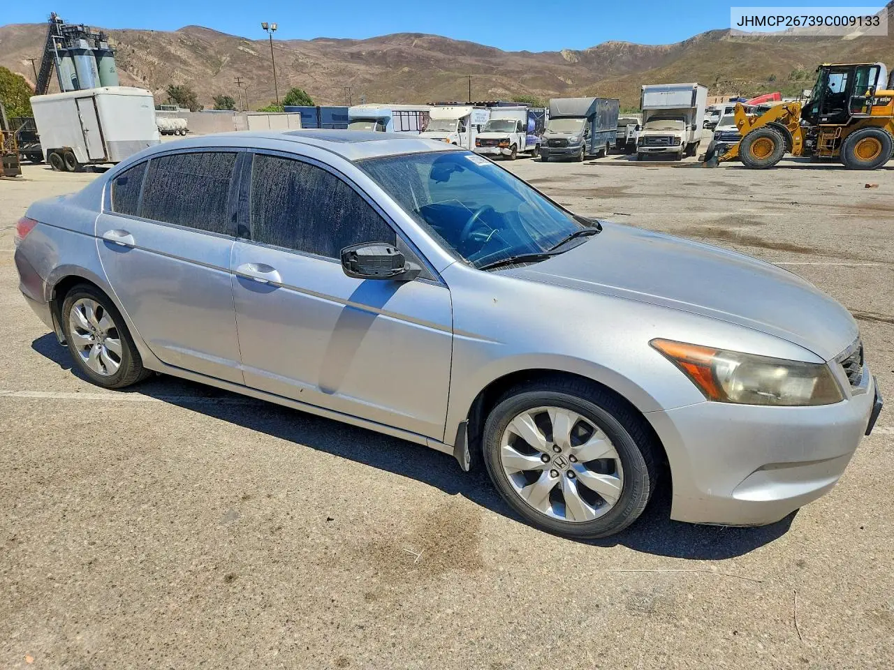 2009 Honda Accord Ex VIN: JHMCP26739C009133 Lot: 62279606