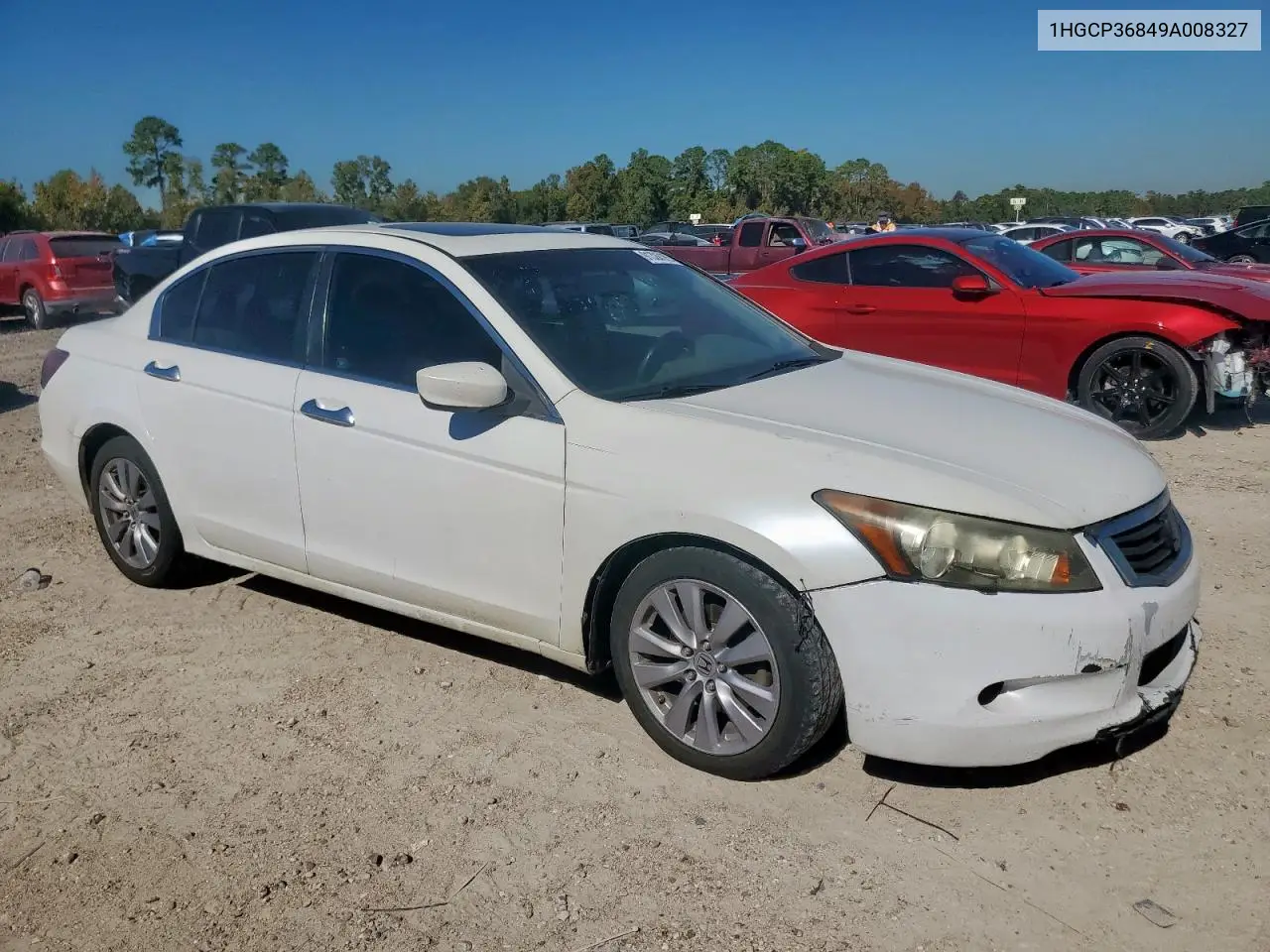 1HGCP36849A008327 2009 Honda Accord Exl