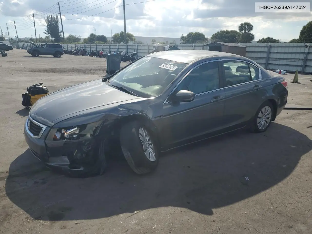 1HGCP26339A147024 2009 Honda Accord Lx