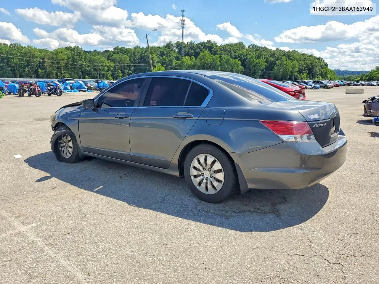 2010 Honda Accord Lx VIN: 1HGCP2F38AA163949 Lot: 57375296