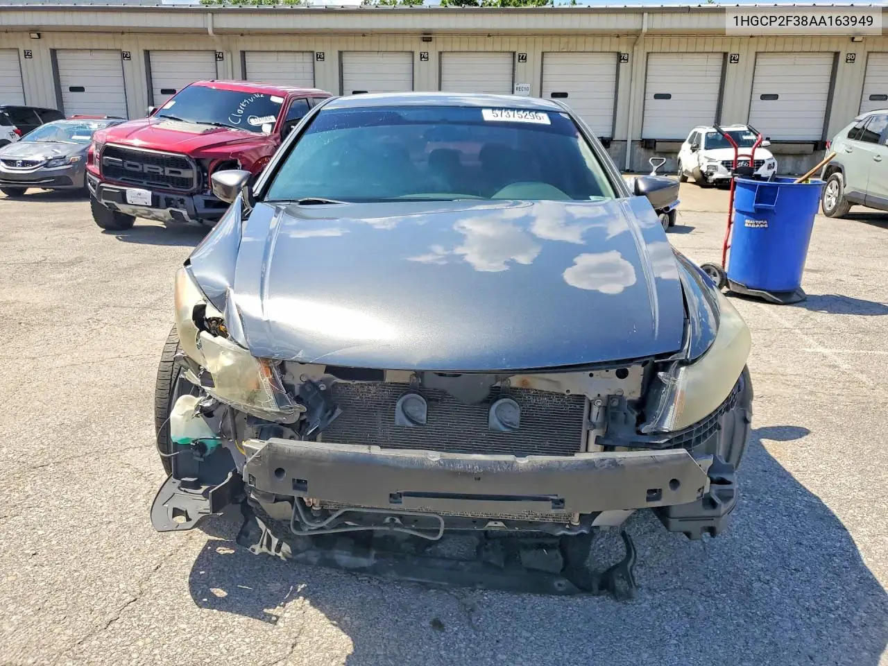 2010 Honda Accord Lx VIN: 1HGCP2F38AA163949 Lot: 57375296