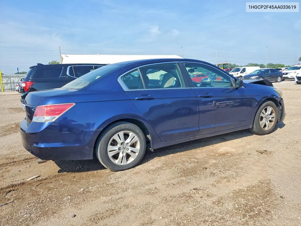 2010 Honda Accord Lxp VIN: 1HGCP2F45AA033619 Lot: 60066616
