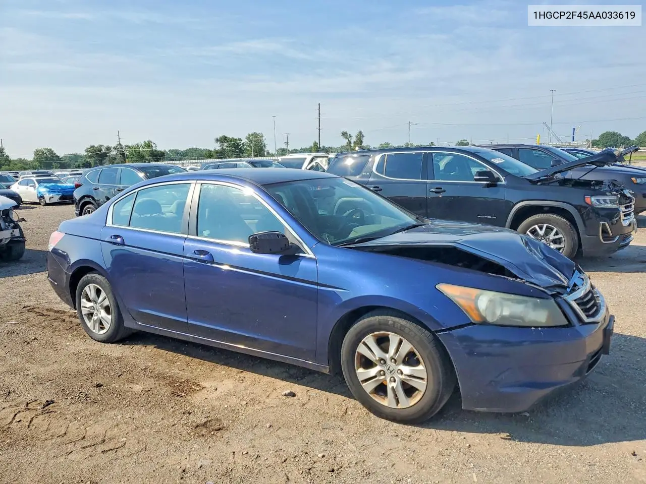 2010 Honda Accord Lxp VIN: 1HGCP2F45AA033619 Lot: 60066616
