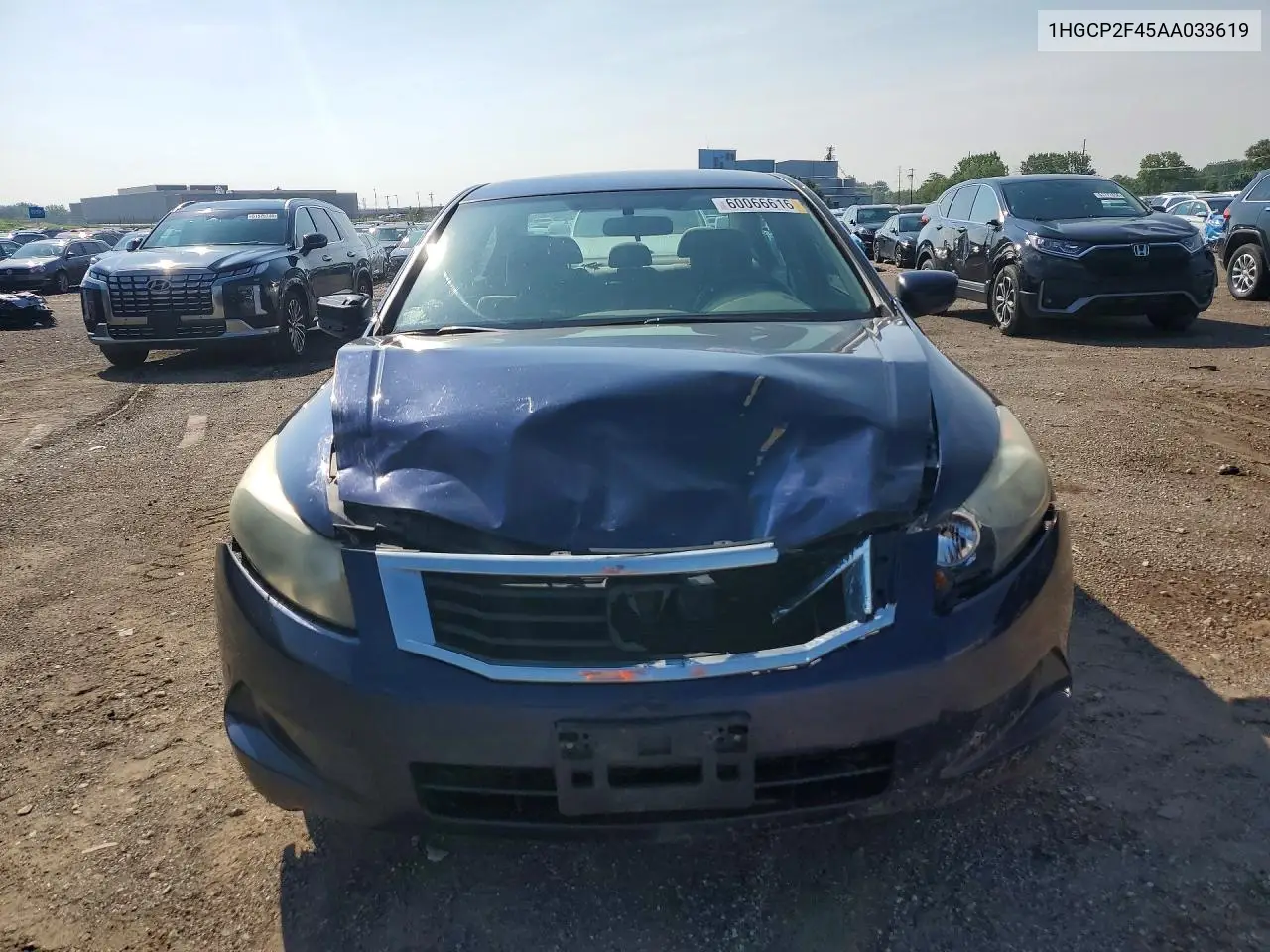 2010 Honda Accord Lxp VIN: 1HGCP2F45AA033619 Lot: 60066616