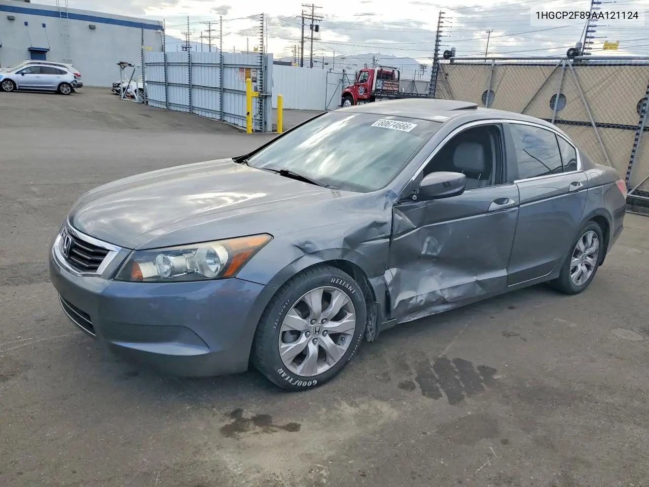 2010 Honda Accord Exl VIN: 1HGCP2F89AA121124 Lot: 60674666