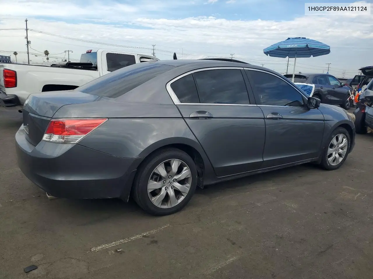 2010 Honda Accord Exl VIN: 1HGCP2F89AA121124 Lot: 60674666