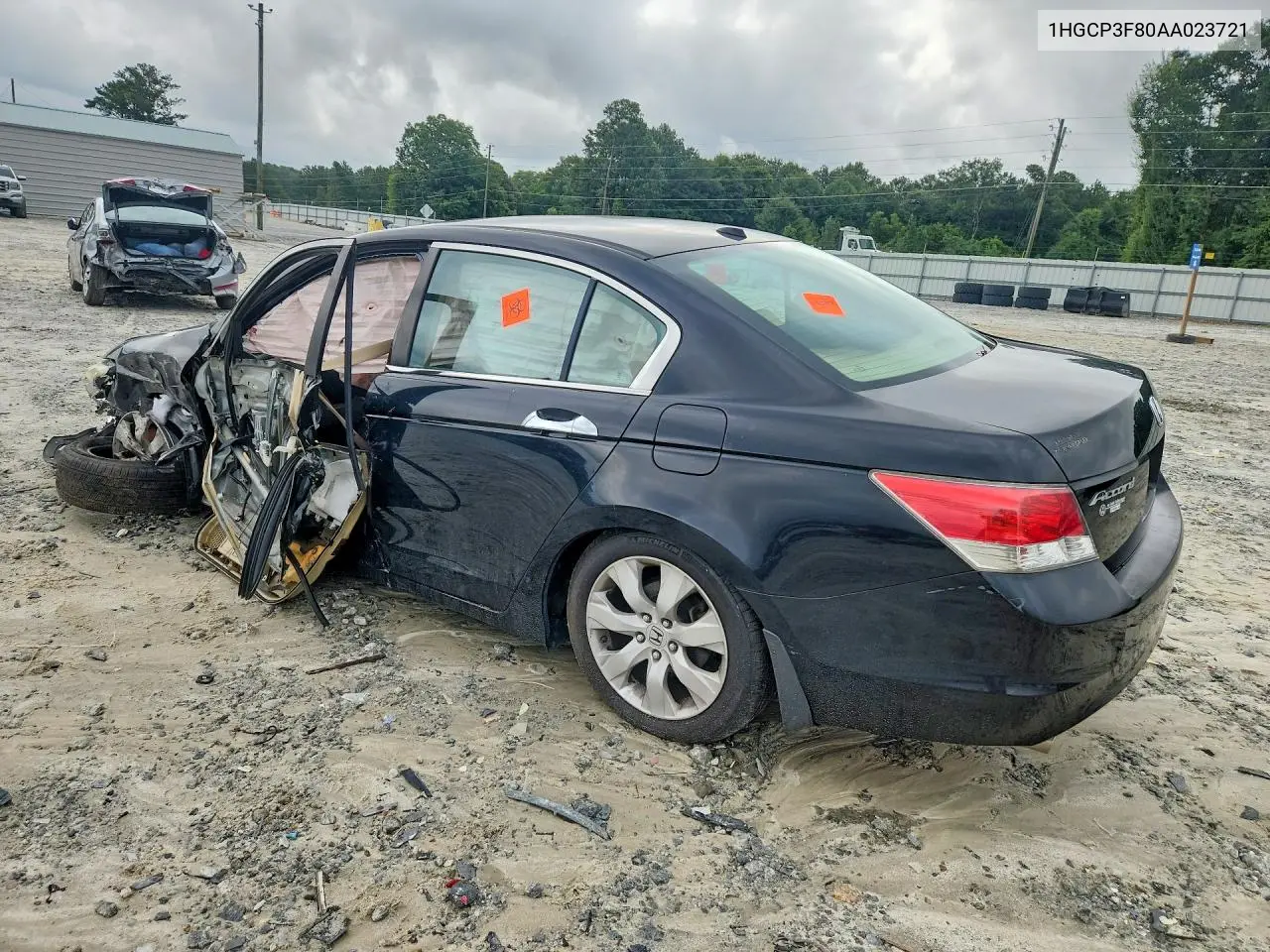 2010 Honda Accord Exl VIN: 1HGCP3F80AA023721 Lot: 61044376