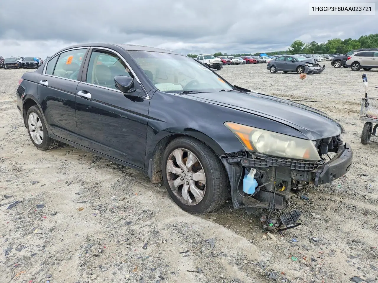 2010 Honda Accord Exl VIN: 1HGCP3F80AA023721 Lot: 61044376