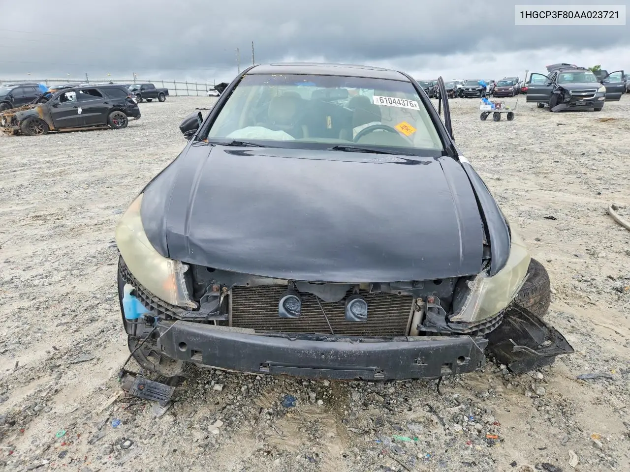 2010 Honda Accord Exl VIN: 1HGCP3F80AA023721 Lot: 61044376