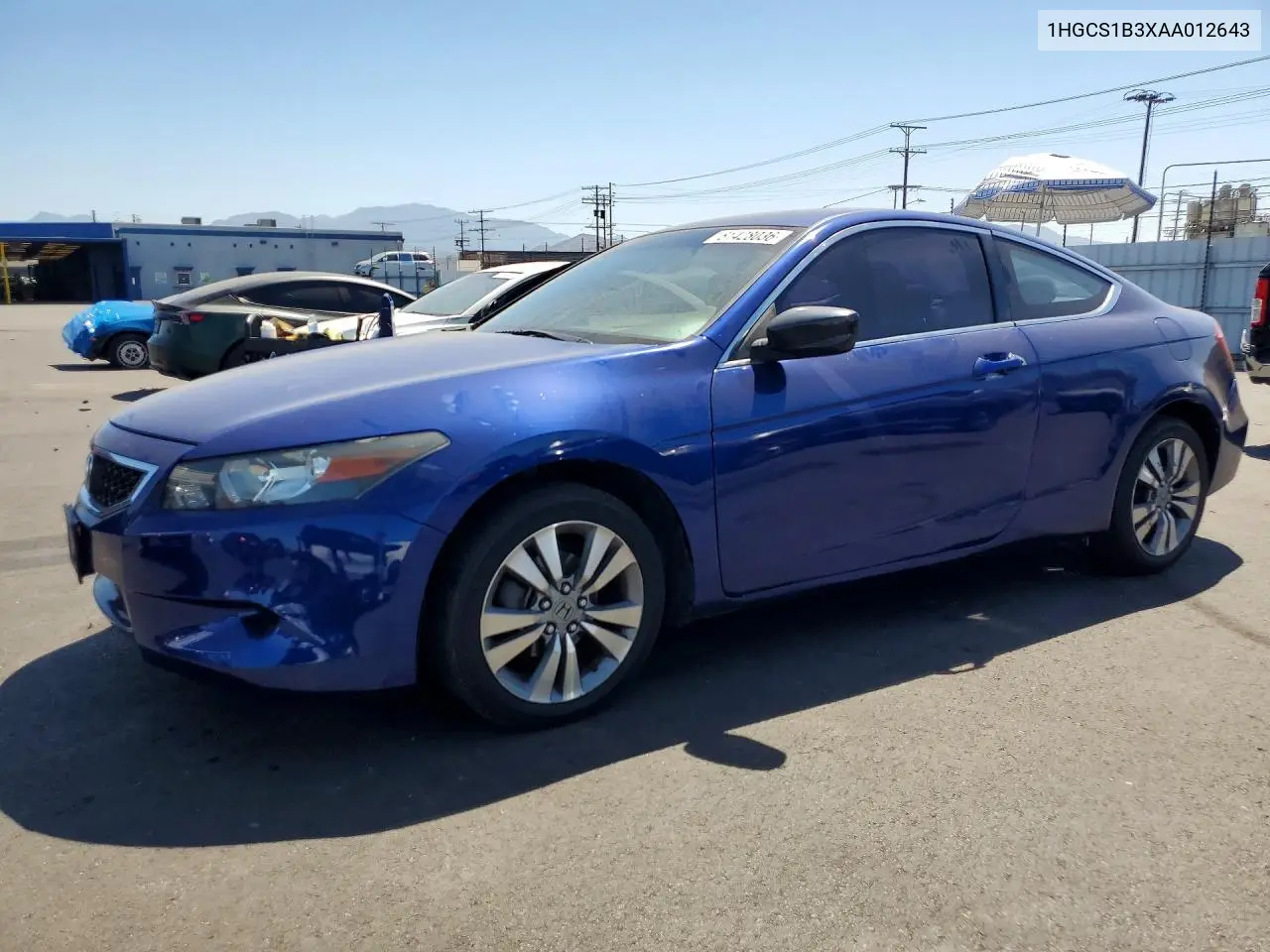 2010 Honda Accord Lx VIN: 1HGCS1B3XAA012643 Lot: 61428036