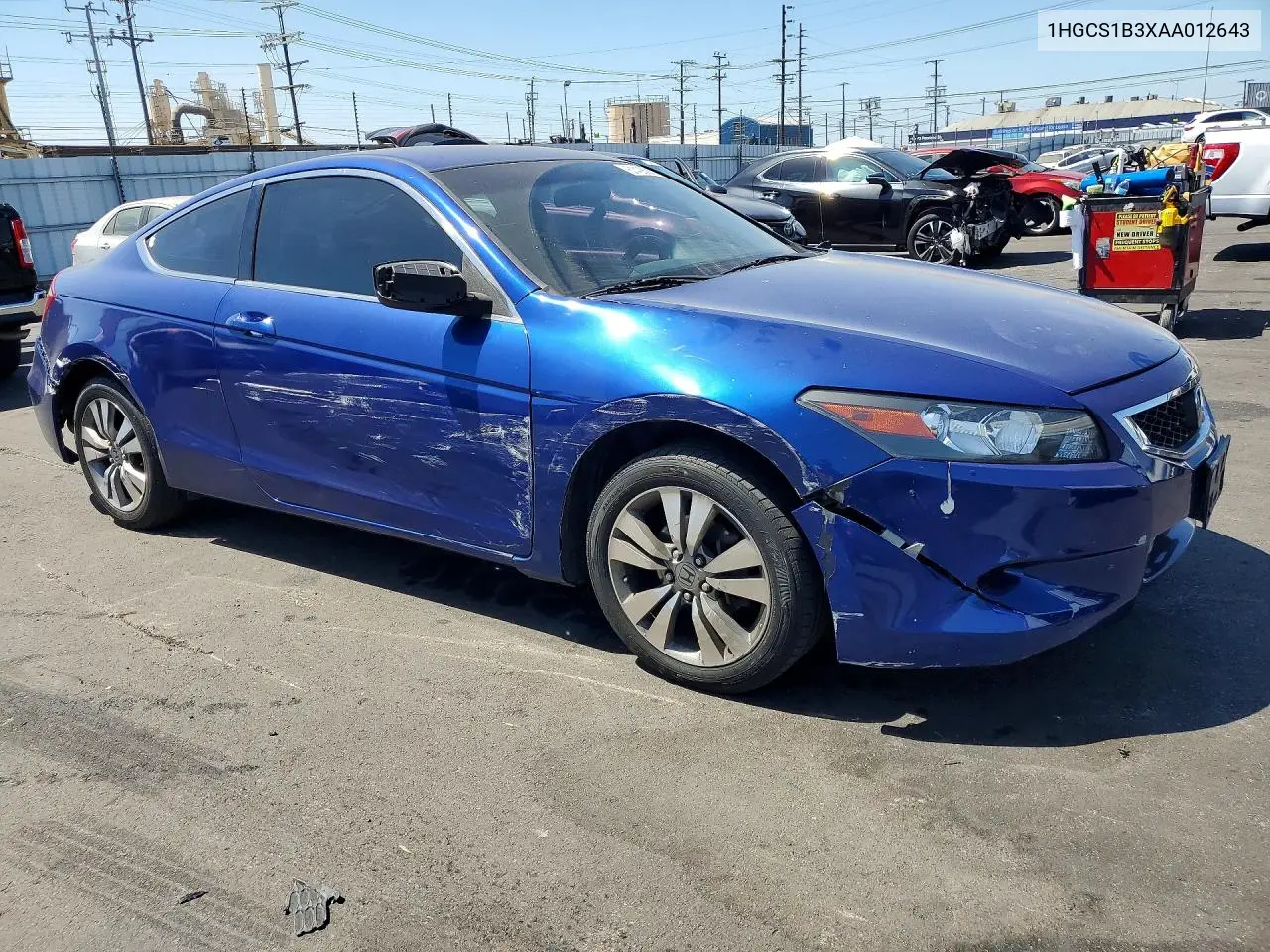 2010 Honda Accord Lx VIN: 1HGCS1B3XAA012643 Lot: 61428036
