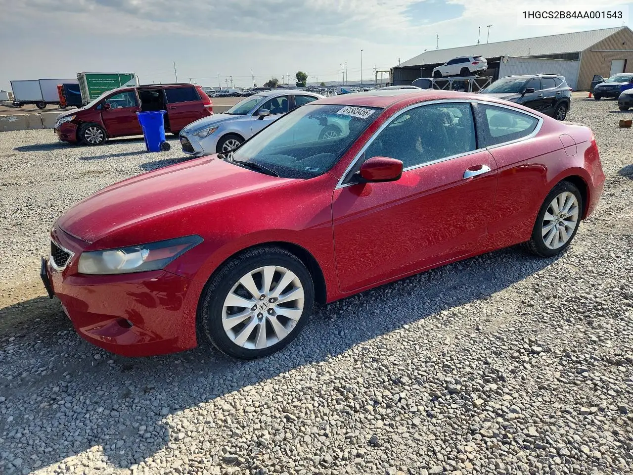 2010 Honda Accord Exl VIN: 1HGCS2B84AA001543 Lot: 61503456