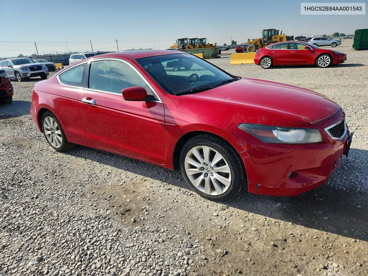 2010 Honda Accord Exl VIN: 1HGCS2B84AA001543 Lot: 61503456