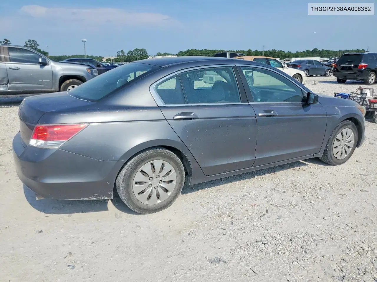 2010 Honda Accord Lx VIN: 1HGCP2F38AA008382 Lot: 61628926