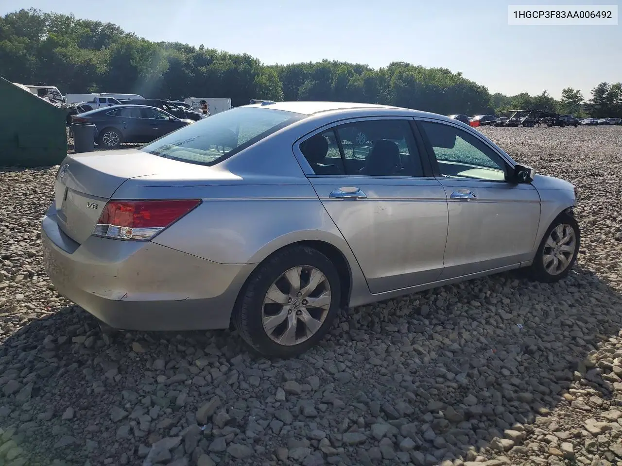 2010 Honda Accord Exl VIN: 1HGCP3F83AA006492 Lot: 61713736