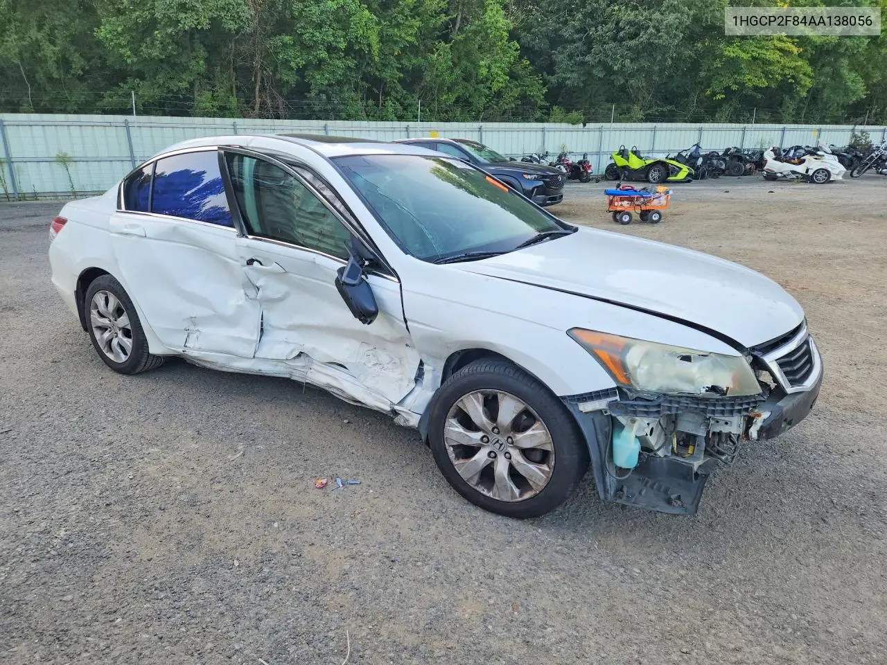 2010 Honda Accord Exl VIN: 1HGCP2F84AA138056 Lot: 61867946
