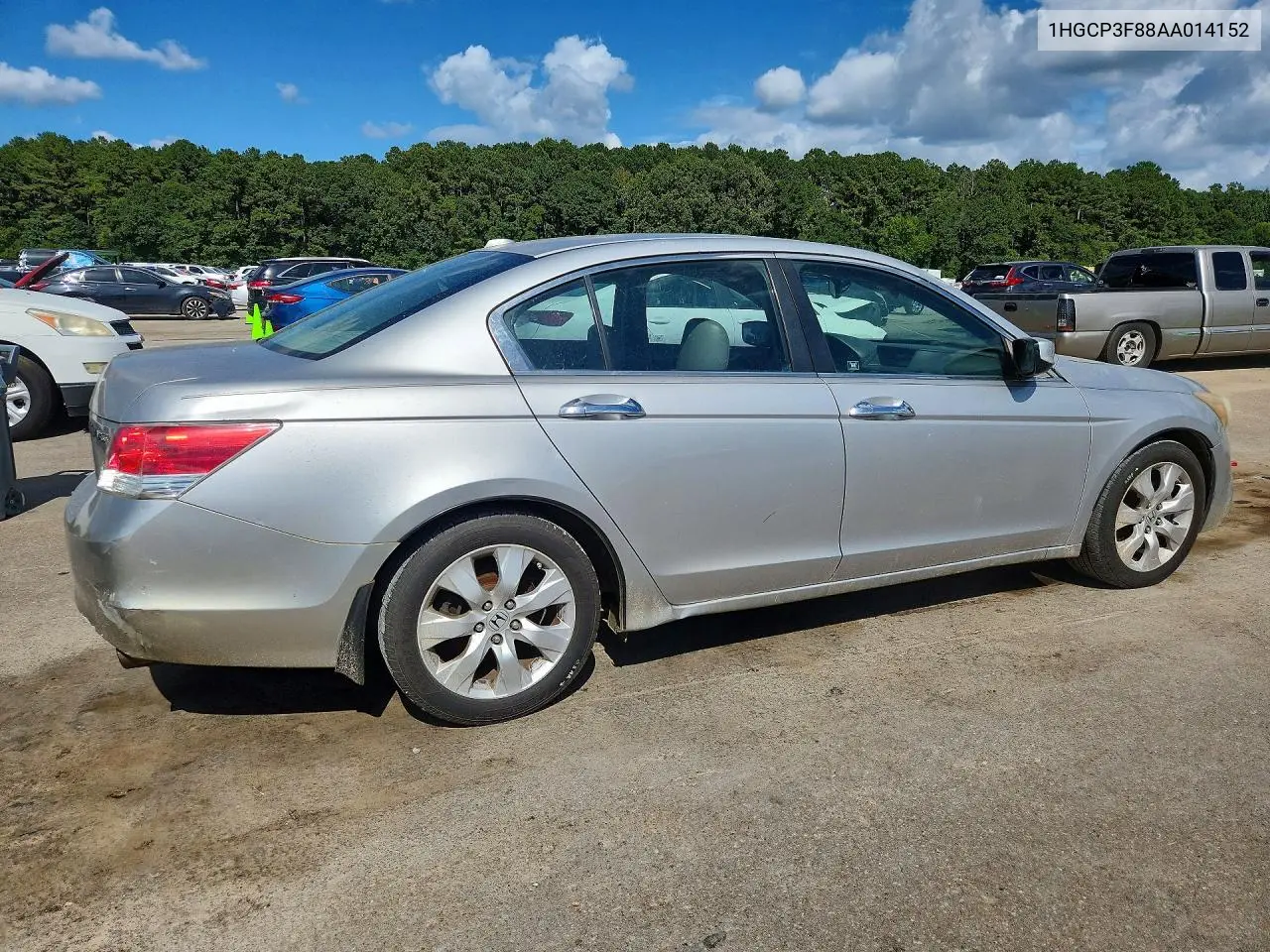 2010 Honda Accord Exl VIN: 1HGCP3F88AA014152 Lot: 62326796