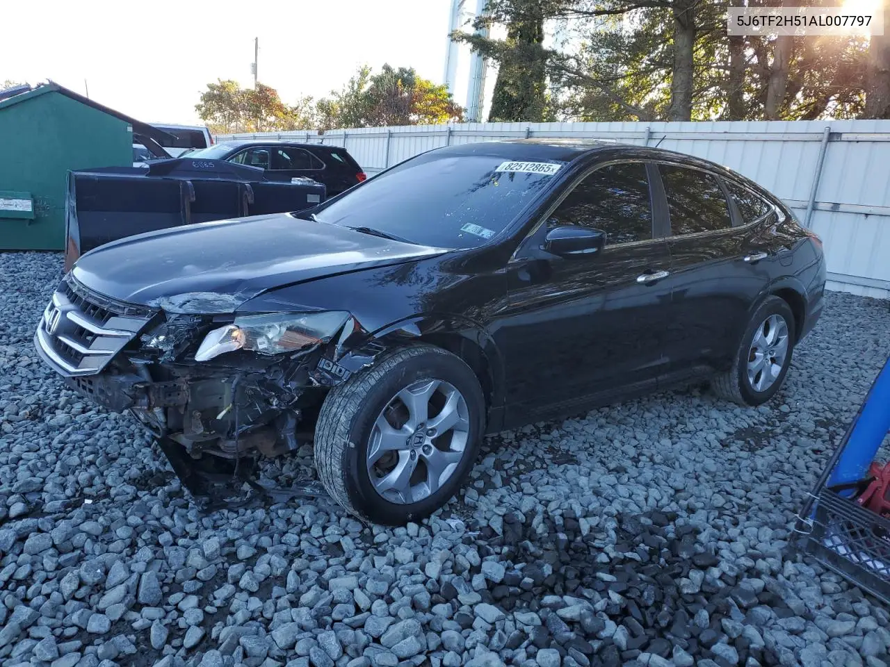 5J6TF2H51AL007797 2010 Honda Accord Crosstour Exl