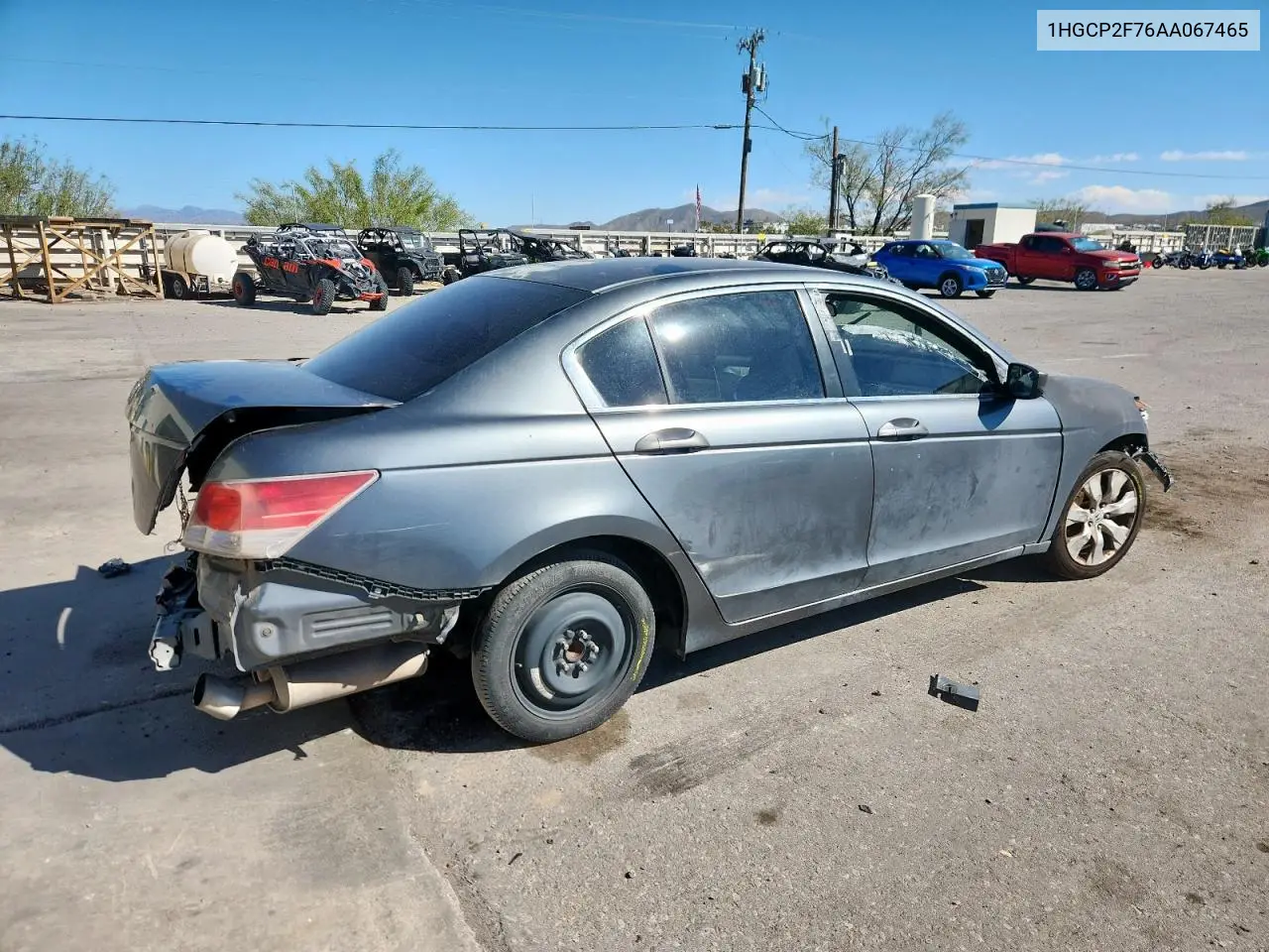 1HGCP2F76AA067465 2010 Honda Accord Ex