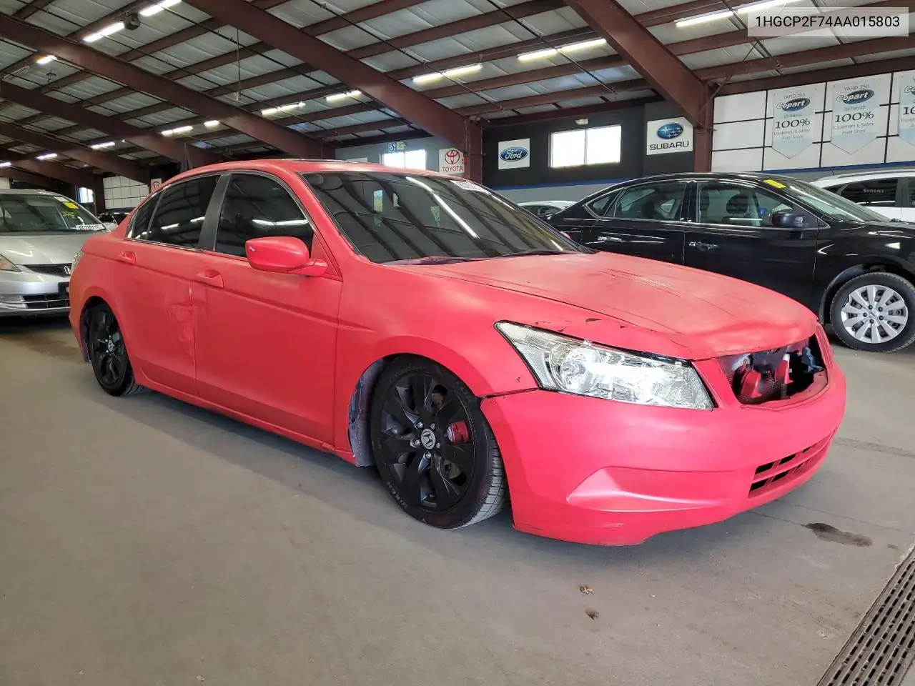1HGCP2F74AA015803 2010 Honda Accord Ex