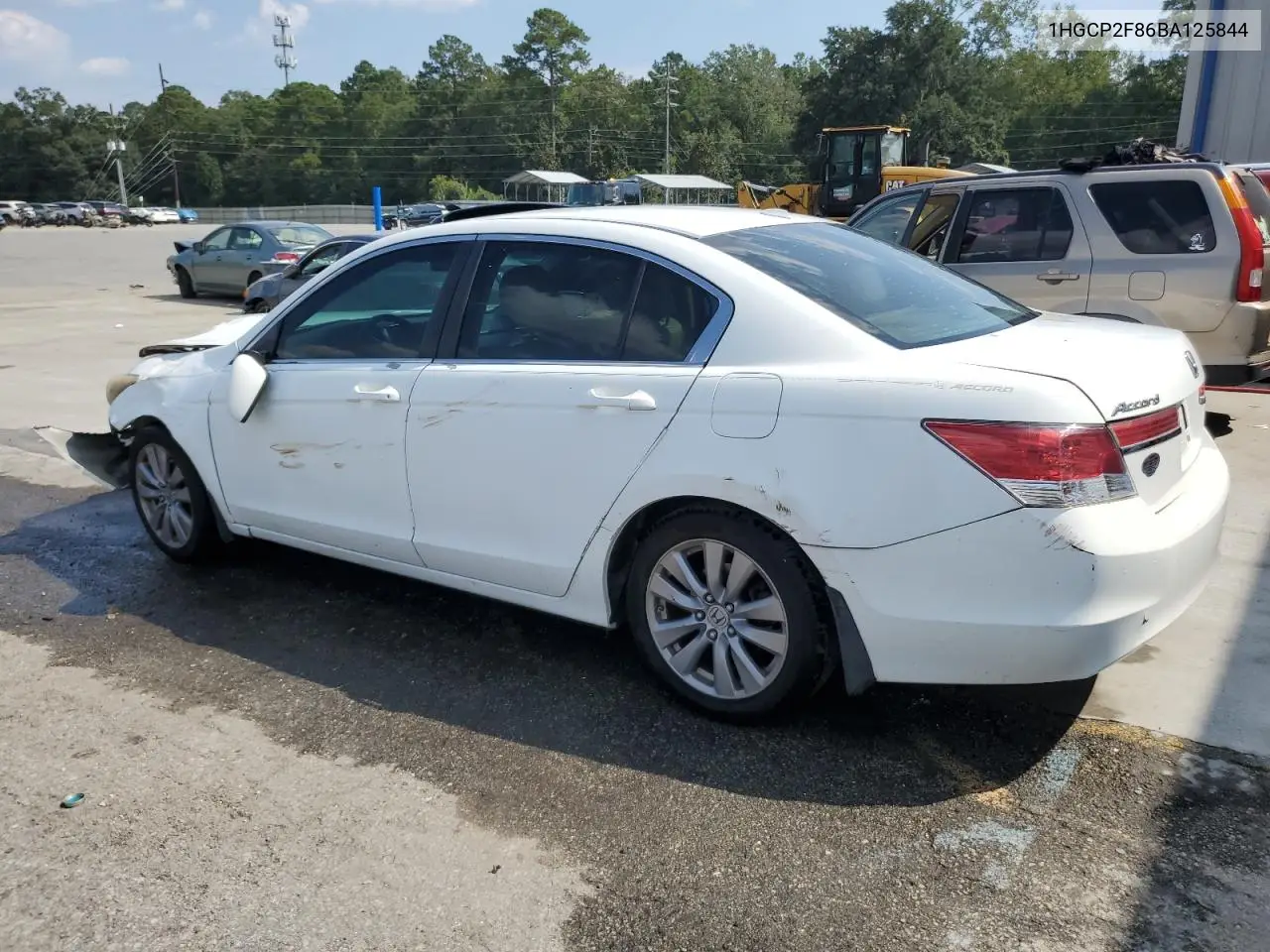 1HGCP2F86BA125844 2011 Honda Accord Exl