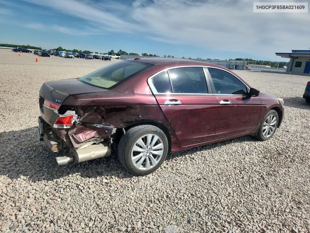 1HGCP3F85BA021609 2011 Honda Accord Exl