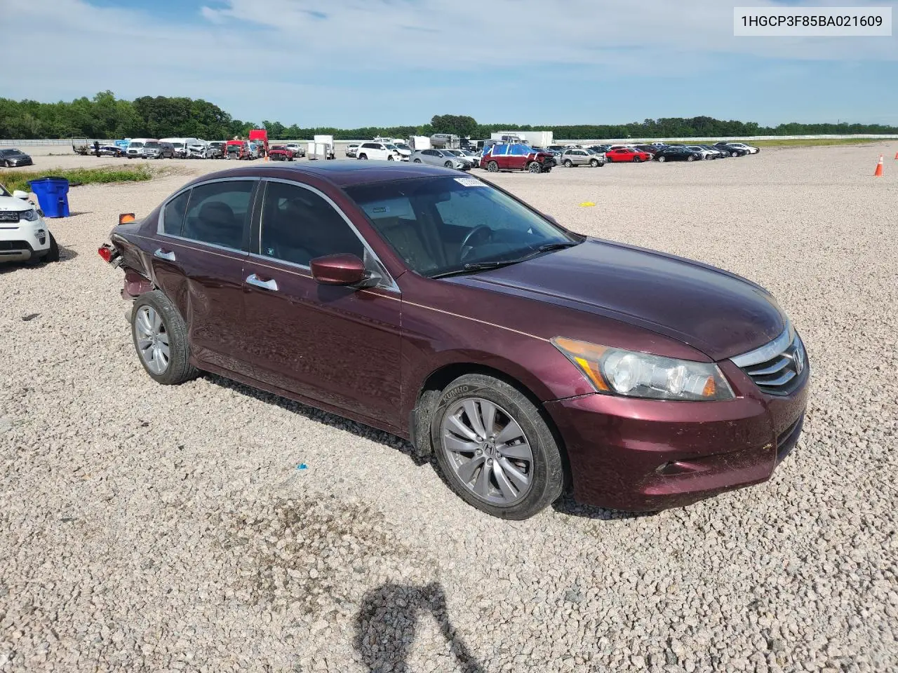 1HGCP3F85BA021609 2011 Honda Accord Exl