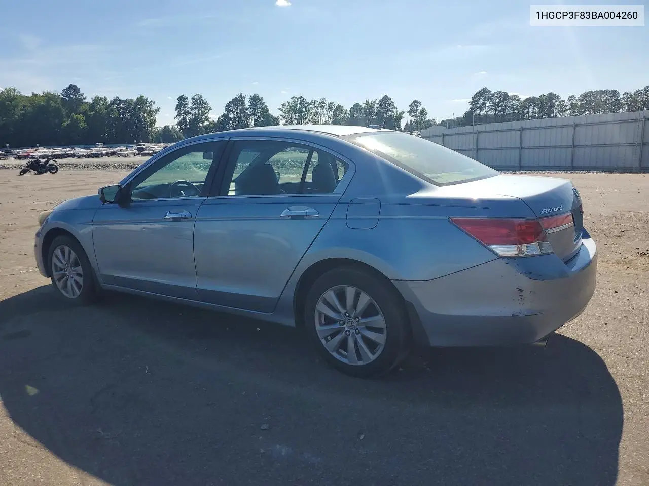 2011 Honda Accord Exl VIN: 1HGCP3F83BA004260 Lot: 56603326