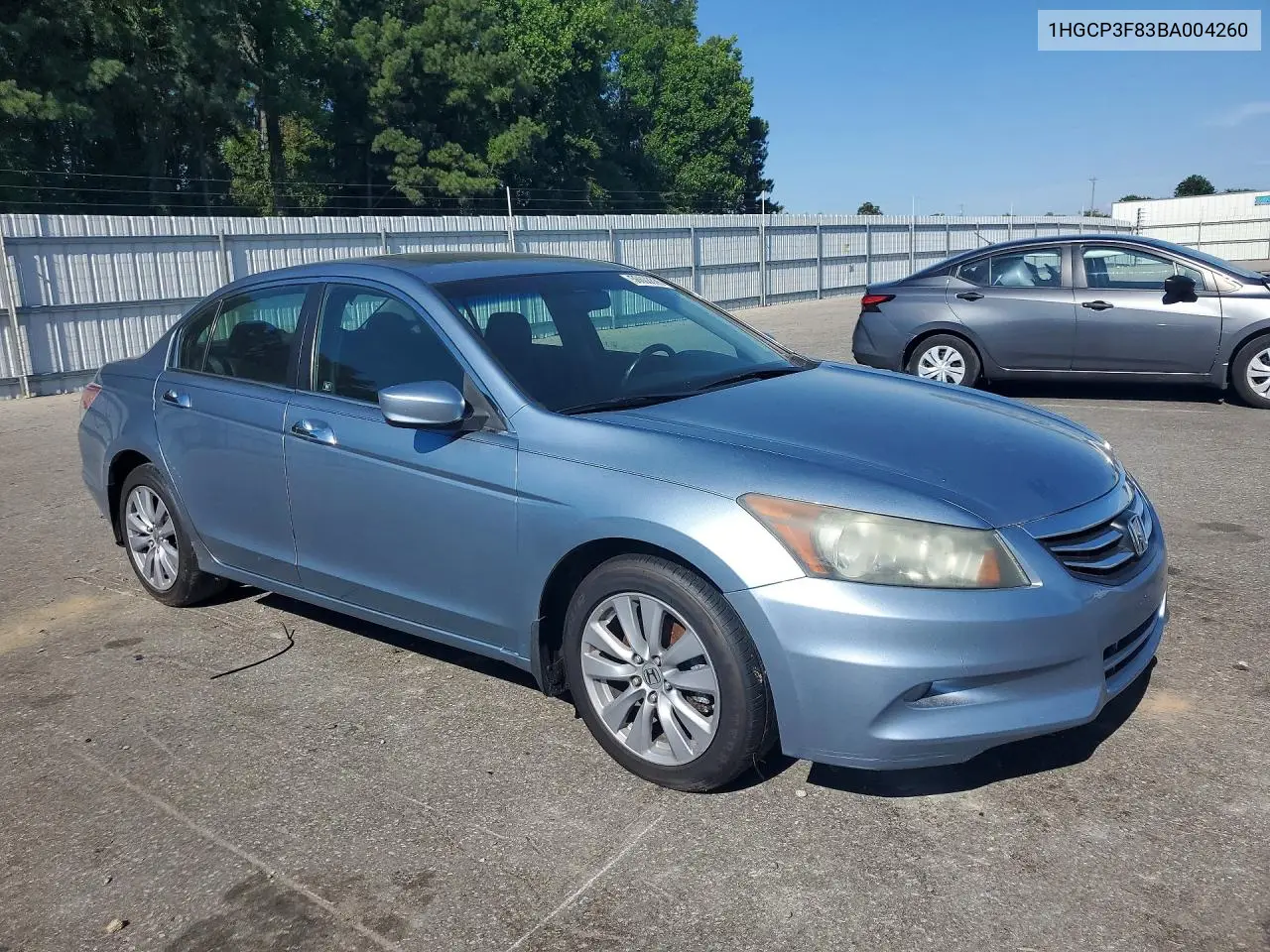 2011 Honda Accord Exl VIN: 1HGCP3F83BA004260 Lot: 56603326