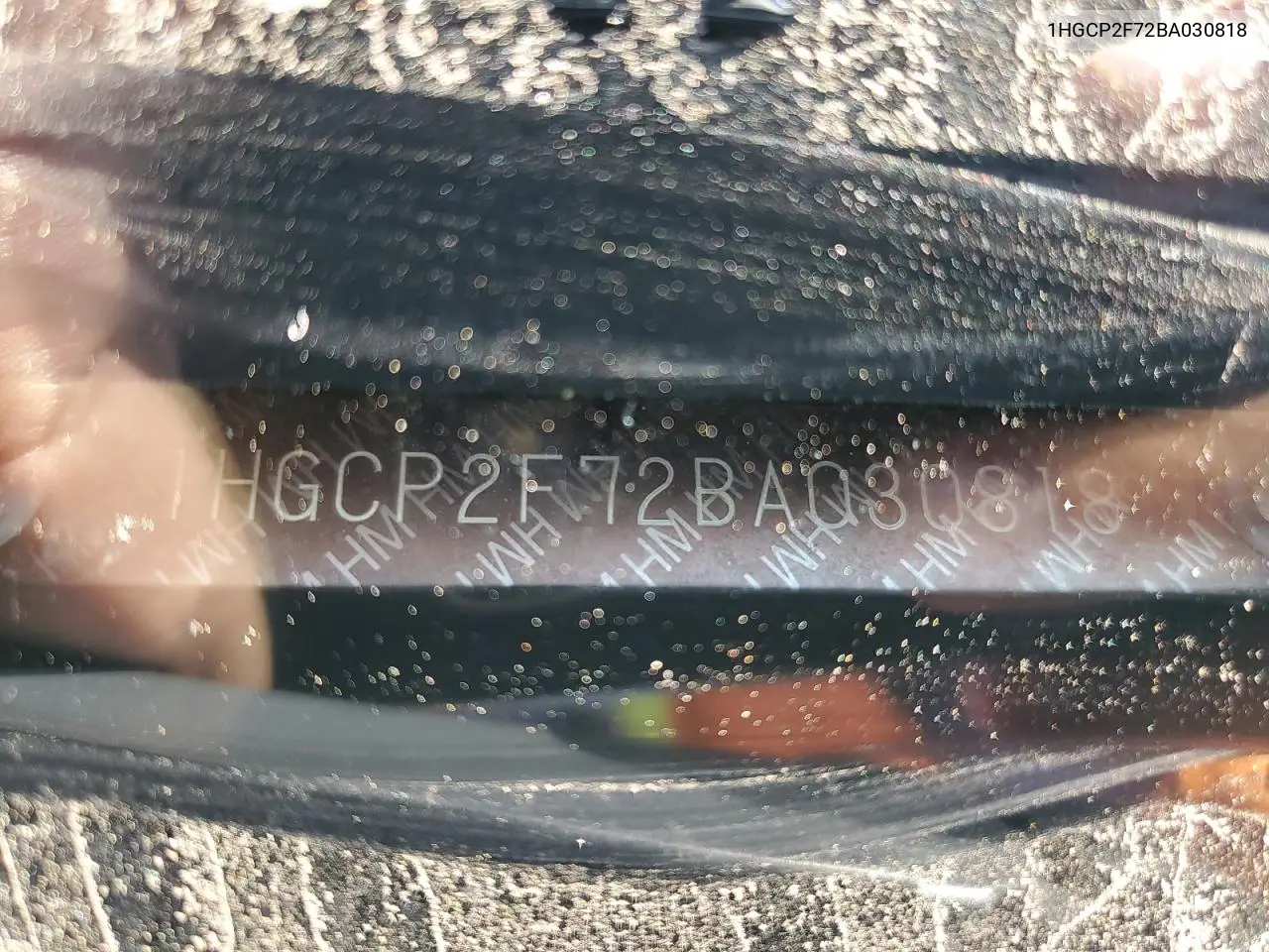 1HGCP2F72BA030818 2011 Honda Accord Ex