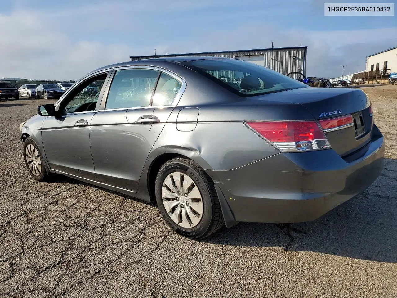 2011 Honda Accord Lx VIN: 1HGCP2F36BA010472 Lot: 60981536