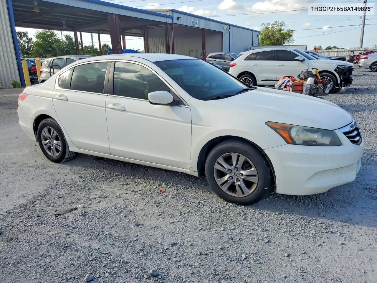 2011 Honda Accord VIN: 1HGCP2F65BA149826 Lot: 60989566