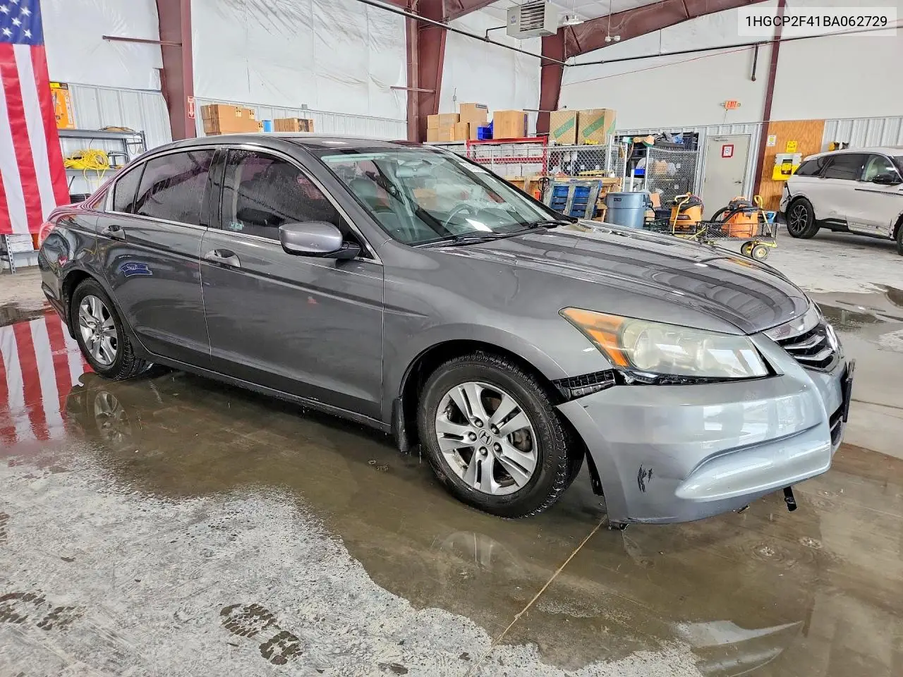 2011 Honda Accord Lxp VIN: 1HGCP2F41BA062729 Lot: 61428026