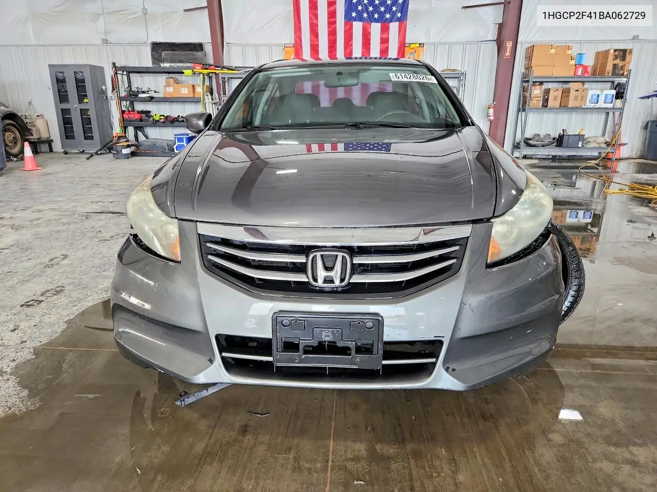 2011 Honda Accord Lxp VIN: 1HGCP2F41BA062729 Lot: 61428026