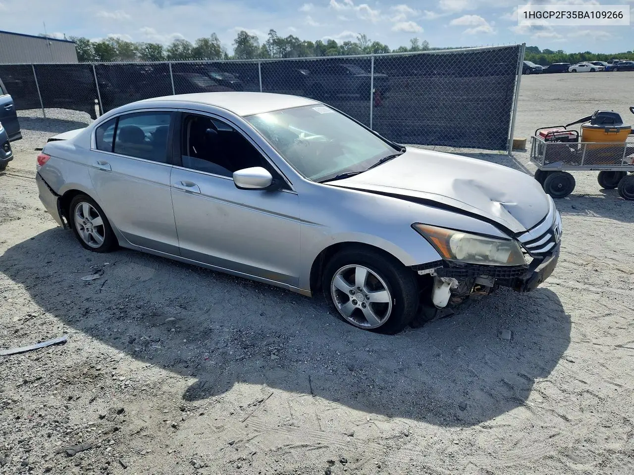 2011 Honda Accord Lx VIN: 1HGCP2F35BA109266 Lot: 61936886