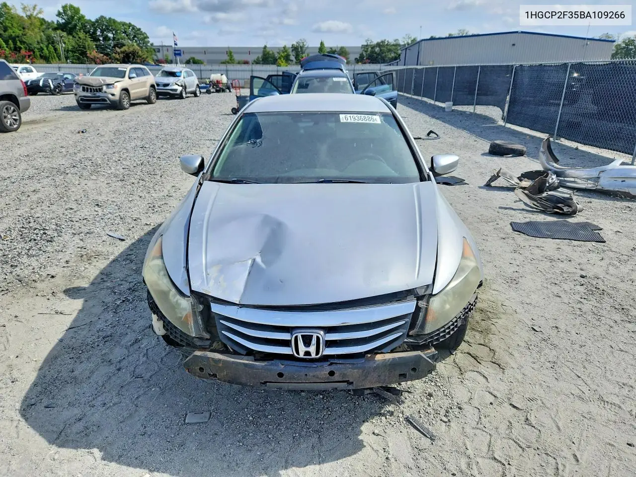 2011 Honda Accord Lx VIN: 1HGCP2F35BA109266 Lot: 61936886