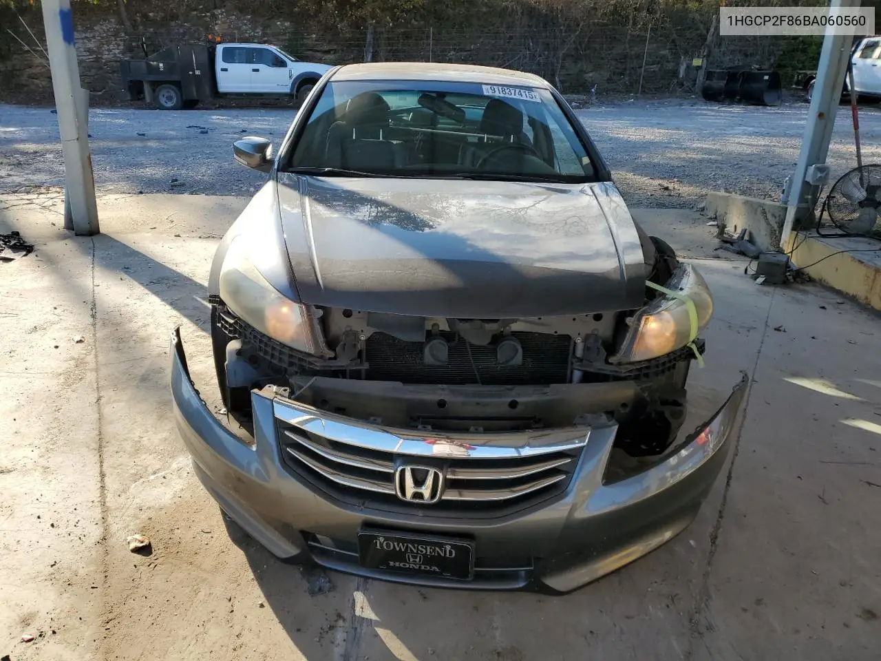 1HGCP2F86BA060560 2011 Honda Accord Exl