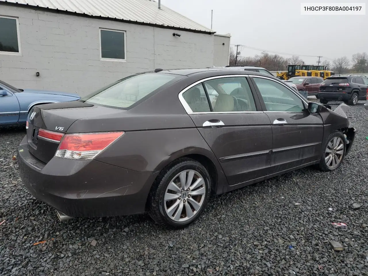 1HGCP3F80BA004197 2011 Honda Accord Exl